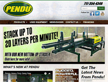 Tablet Screenshot of pendu.com